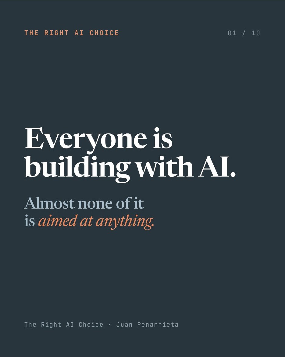 Four Stages of AI Inside a Company, slide 1 of 10